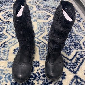 Free people crochet bootie